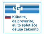 Zakonitost spletišča VET