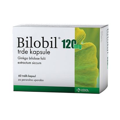 Bilobil 120 kapsule, za spomin pri demenci