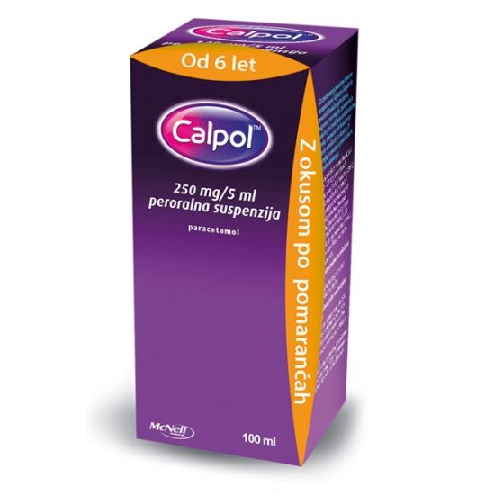 Calpol sirup od 6 let, proti bolečinam in vročini