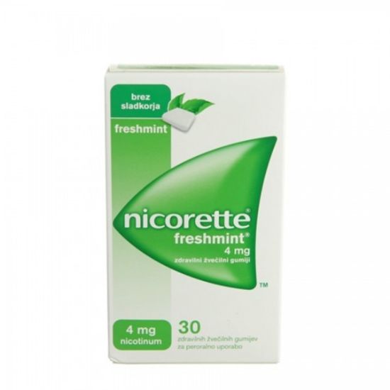Slika Nicorette freshmint zdr.žveč.gumi 30x4 mg