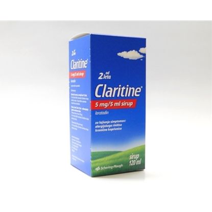 Slika Claritine 5 mg/5 ml sirup, 120 ml