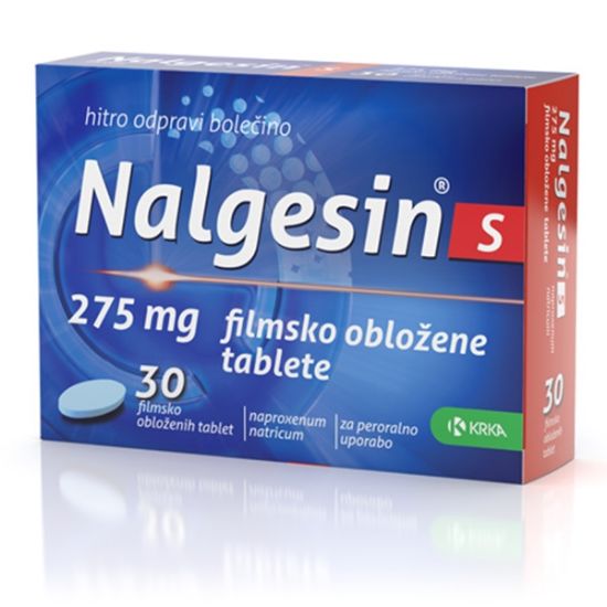 Nalgesin S proti bolečinam, vročini in vnetju