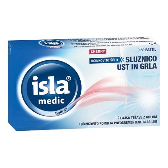 Isla Medic hydro+, hripavost, suh dražeč kašelj