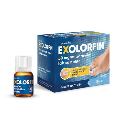 Exolorfin zdravilni lak za nohte