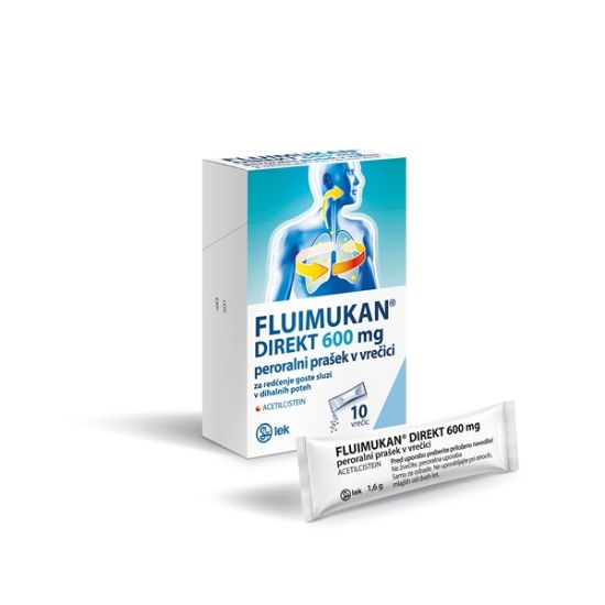 Fluimukan 600mg direkt praški