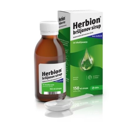 Herbion Bršljanov sirup pri mokrem kašlju