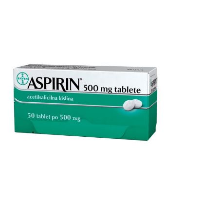Aspirin 500 mg proti vročini in bolečinam