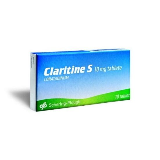 Slika Claritine S 10 mg tablete, 10 tablet