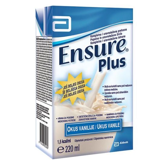 Ensure plus tetrapak dietetično živilo za zdravstvene namene