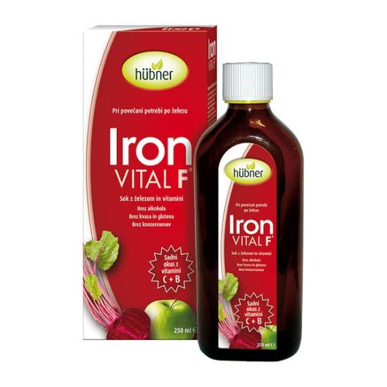 Slika Iron Vital F sok z železom in vitamini, 250ml