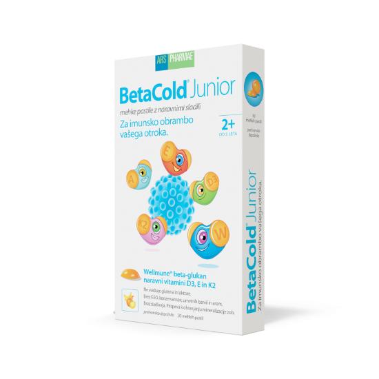 Betacold Junior mehke pastile