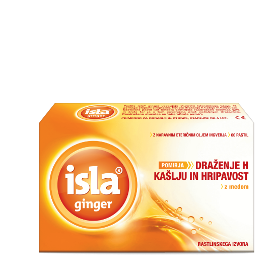 Isla ginger pastile, 60 pastil