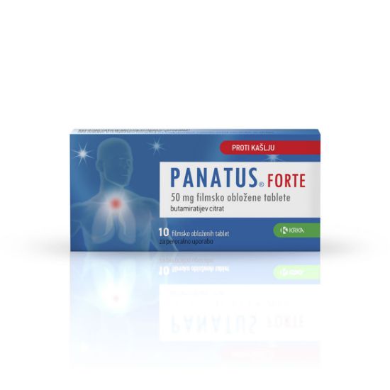 Panatus forte tablete lajša suh dražeč kašelj