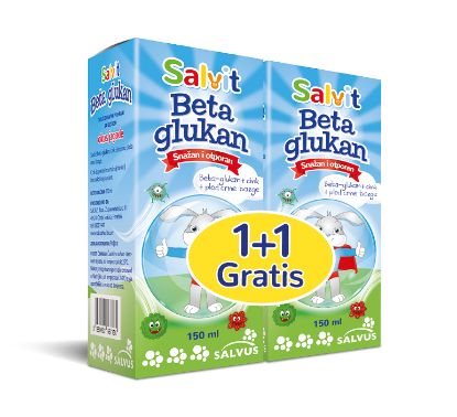 Salvit Beta glukan, 1+1 akcija