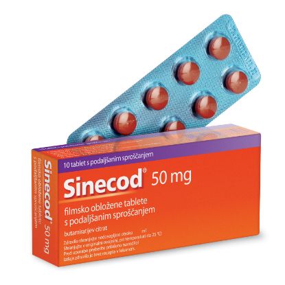 Sinecod tablete proti dražečemu kašlju