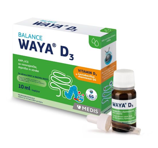 Waya D3 kapljice probiotik za prebavo