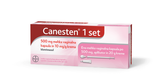 Canesten set 1 mehka vaginalna kapsula in krema