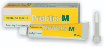 Proktis M Plus rektalno mazilo proti hemeroidom