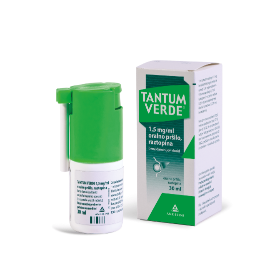 Tantum verde raztopina za grgranje, lajša bolečine in otekline pri vnetju ustne votline