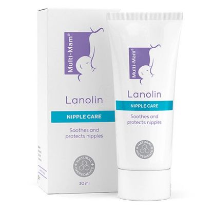 Multi-Mam Lanolin za preprečevanje nastajanja razpok na bradavicah in za izboljšanje stanja tkiva areole