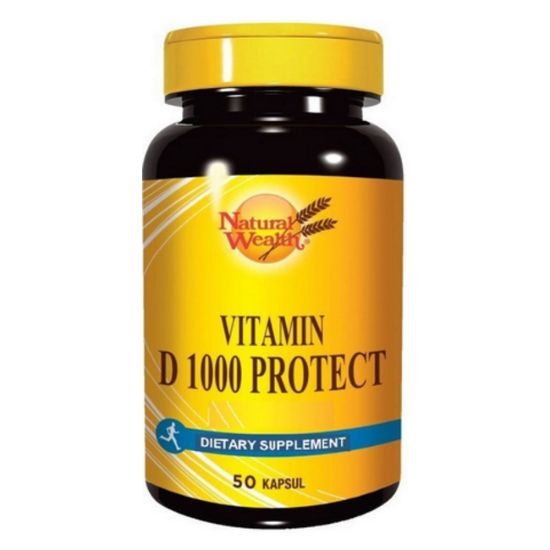 Natural Wealth Vitamin D, D3 1000 I.E. za zdrave kosti, zobe in imunski sistem
