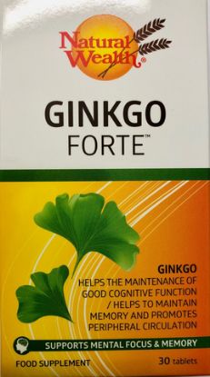 Natural Wealth Ginko forte za spomina in za periferno cirkulacijo