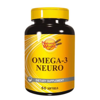 Natural Wealth Omega-3 Neuro, LOSOSOVO OLJE, predvsem za MOŽGANE in VID ter SRCE