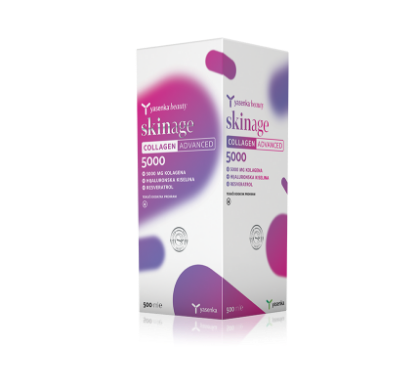 Yasenka SkinAge Collagene Advanced 5000 prispeva k normalni tvorbi kolagena za normalno delovanje kože in k zaščiti celic pred oksidativnim stresom