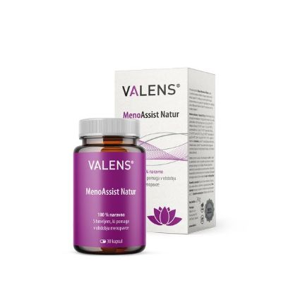 Valens MenoAssist pomirjanja in blaži nekatere simptome menopavze, predvsem vročinske oblive
