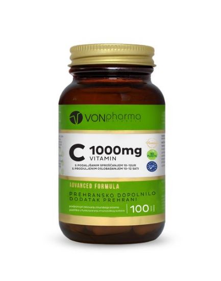 VONpharma vitamin c 1000mg ima vlogo pri delovanju imunskega sistema med intenzivno telesno dejavnostjo in po njej