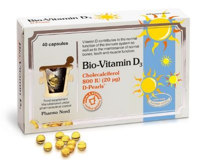 Bio-Vitamin D3 prispeva k ohranjanju zdravih kosti in zob, delovanju imunskega sistema in mišic