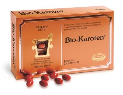 Bio-Karoten za vzdrževanje normalne funkcije kože in sluznic ter za ohranjanje vida.