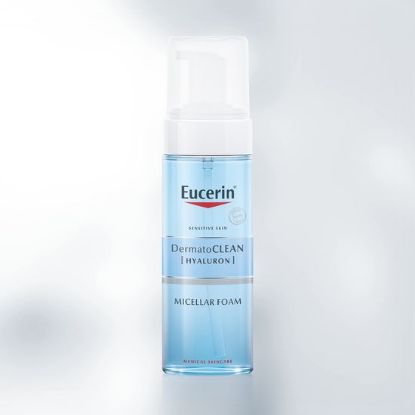 Eucerin DermatoCLEAN [HYALURON] micelarna čistilna pena,  Nežna, temeljita in učinkovita,  Odstrani ličila