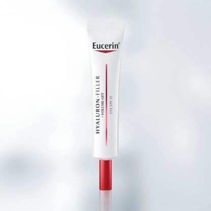 Eucerin Hyaluron-Filler+Volume-Lift krema za okrog oči  učinkuje na gubanje in povešanje kože,