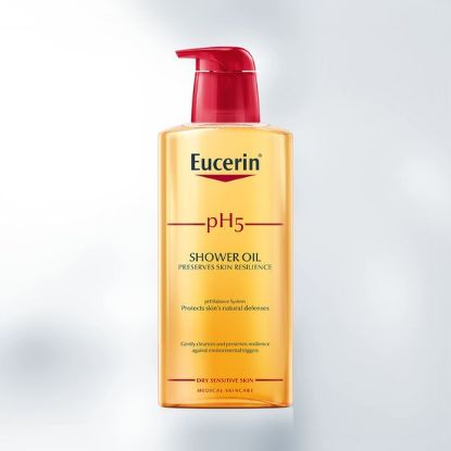 Eucerin pH5 olje za prhanje Sindet s pH5 encimsko zaščito aktivira koži lastno zaščito