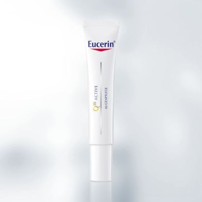 Eucerin Q10 ACTIVE krema za okrog oči za občutljivo kožo za ciljno odpravljanje gubic