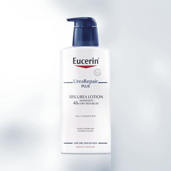 Eucerin UreaRepair PLUS losjon 10 % urea ublažitev in 48-urno preprečevanje zelo suhe, srbeče in luskave kože