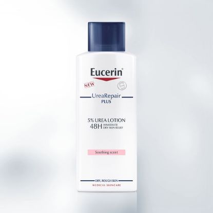 Eucerin UreaRepair PLUS losjon za telo 5 % urea, s pomirjajočim vonjem Za suho, hrapavo kožo telesa