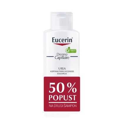 Eucerin DermoCapillaire 5 % UREA šampon za suho, srbeče lasišče