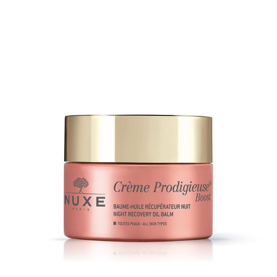 Nuxe Obnavljajoči nočni oljni balzam Crème Prodigieuse Boost Za vse tipe kože  Nočni čuvaj vaše kože obnavlja celice