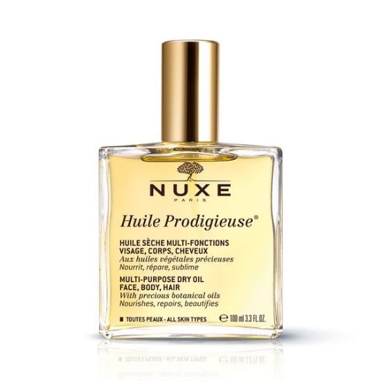 Nuxe Huile Prodigieuse suho olje za vsestransko uporabo za obraz, kožo in lasje, dobro deluje na strije