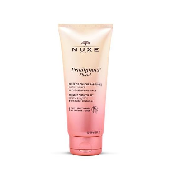 Dišeči gel za tuširanje - Prodigieux® Floral Gel Douche - Nuxe poskrbi za nežno čiščenje, kožo pa pušča mehko in prožno.