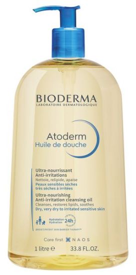 Hranljivo olje za tuširanje - Atoderm Huile de douche - Bioderma Ne vsebuje konzervansov in mila za atopijsko kožo
