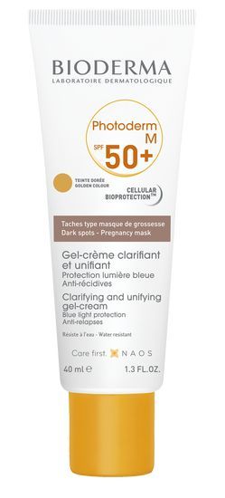 Photoderm M SPF 50+ - Bioderma Obarvana gel krema za kožo z melazmo Proti pojavljanju temnih madežev