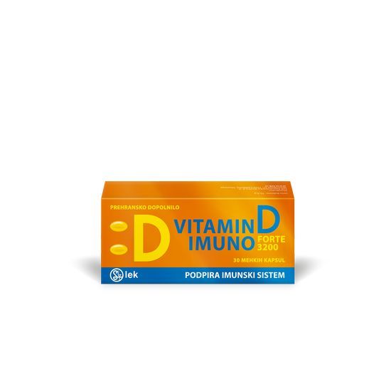 VITAMIN D IMUNO 3200 esencialno mikrohranilo za podporo imunskemu sistemu in ohranjanju zdravih kosti in zob