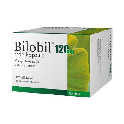 Bilobil 120 mg trde kapsule Ginko uporablja pri blagi demenci