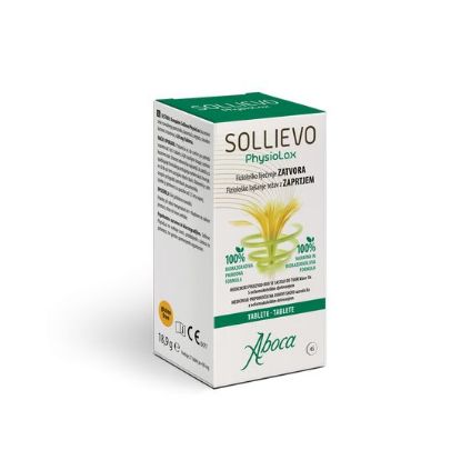 Sollievo PhysioLax Aboca izboljša gibljivost črevesja, vlaženje blata in uravnava vnetje, lajša težave z zaprtjem