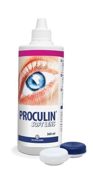 PROCULIN SOFT LENS s hialuronatom. Za čiščenje, odstranjevanje beljakovinskih oblog, dezinfekcijo, izpiranje, shranjevanje, vstavljanje in hidratacijo. Za mehke kontaktne leče.