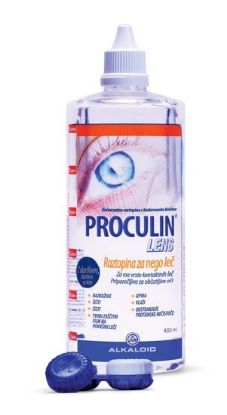 Proculin Lens raztopina za leče je večnamenska raztopina za leče s hialuronsko kislino, ki zagotavlja celovito nego vseh vrst kontaktnih leč. 