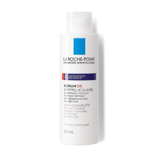 LRP Kerium DS šampon Šampon, ki spodbuja mikroluščenje Odstranjuje trdovraten prhljaj. Globinsko čisti in pomirja lasišče.